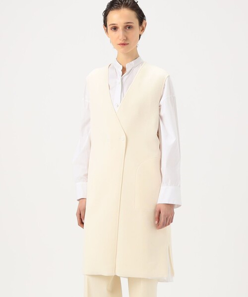 DES PRES（デプレ） ベスト ジレ レーヨンナイロンダブルフェイス