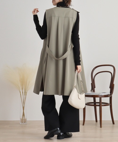 EGLANTINE（エグランティーヌ） ベスト ジレ フリルジレ レディース