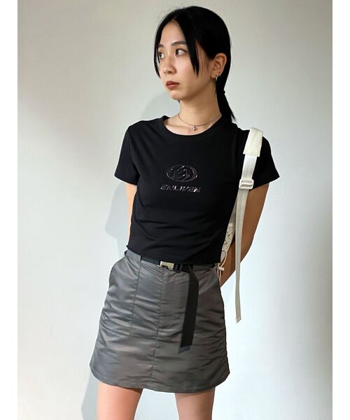 EMODA（エモダ） スカート ベルトボックスミニスカート : ZOZOTOWN