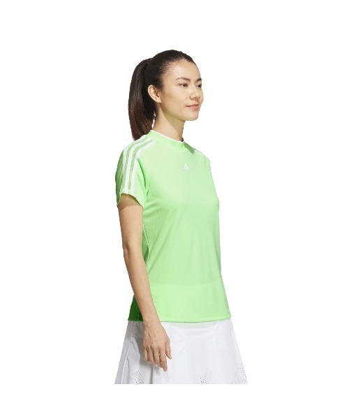 adidas tシャツ アディダス 3ストライプス メッシュベントモック