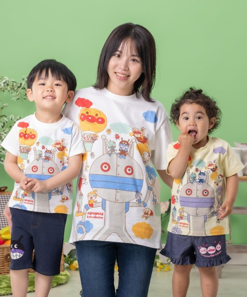 ANPANMAN KIDS COLLECTION tシャツ だだんだんとなかまたち柄