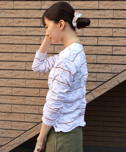 tシャツ MEYAME/メヤメ　タック ジャガード プルオーバー　TUCKED JACQUARD PULLOVER レディース MEYAME tシャツ MEYAME/メヤメ タック ジャガード プルオーバー