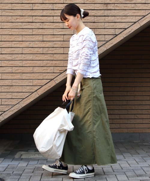 MEYAME（メヤメ） tシャツ タック ジャガード プルオーバー TUCKED