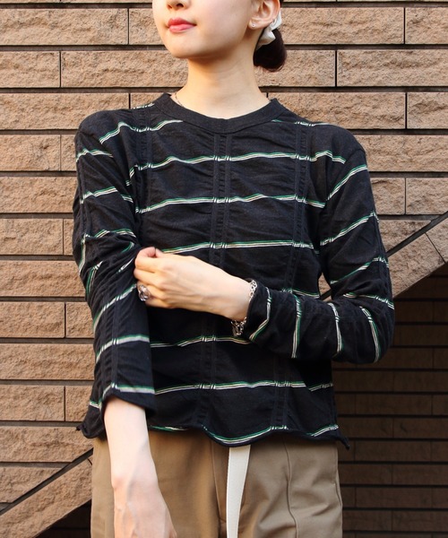 MEYAME tシャツ MEYAME/メヤメ タック ジャガード プルオーバー