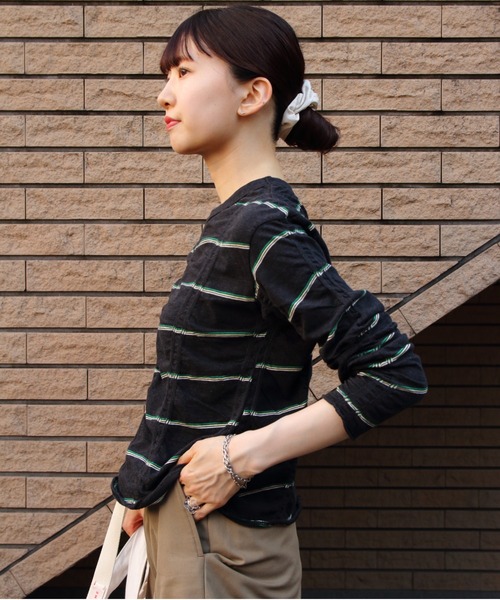 トップス Mai Mili affinity tシャツ 2WAYアシメスナップトップス レディース