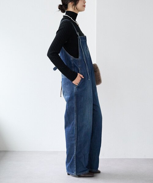 リブドロワ　デニムサロペット RIVE DROITE（リヴドロワ） サロペット オーバーオール 「シーズン問わ