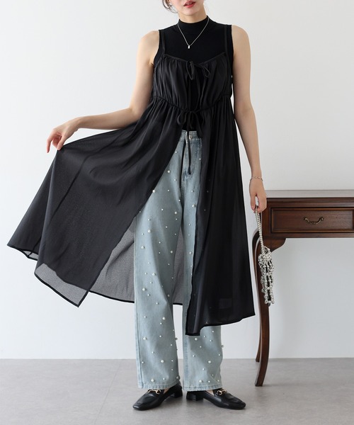 BLUEEAST コンビワンピース Mサイズ ブルーイースト BLUEEAST コットンレースキャミワンピース