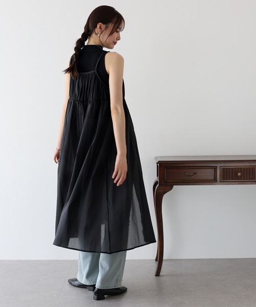 BLUEEAST ワンピース シアーキャミワンピース : ZOZOTOWN Yahoo