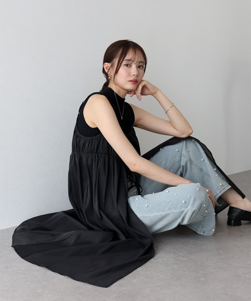 BLUEEAST ワンピース シアーキャミワンピース : ZOZOTOWN Yahoo