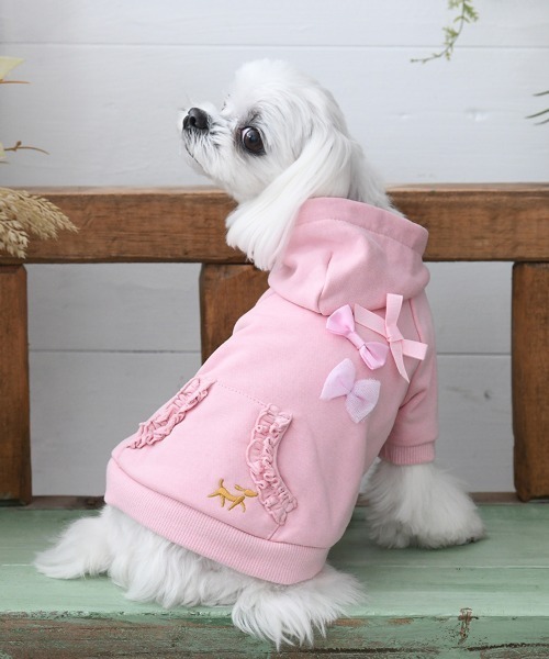 ROPE' PICNIC（ロペ ピクニック） 犬 服 ROPE' PICNIC/リボンパーカー