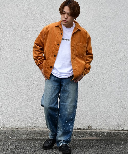 [JOHNBULL ]13オンスワイドテーパードジーンズ DENIM DELIGHT DAYS】13oz WIDE TAPERED JEANS / 13オンスワイド