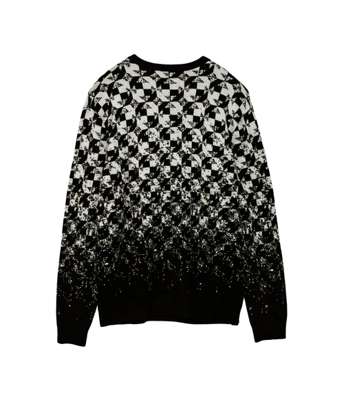 HIGH STREET セーター ニット STREET∴グラデーションキカ柄