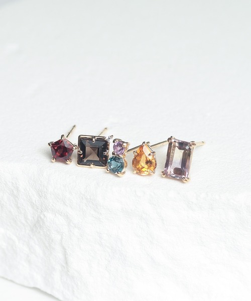 NOIR DE POUPEE ピアス petit joie K10 ペンタゴンカット