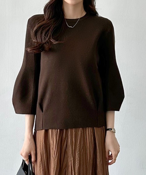 【美品】定価17,600円★デサントゴルフ　5分袖ニットトップス M 楽天市場】トップス 5分丈袖 半袖 レディース ニット 襟付き 春