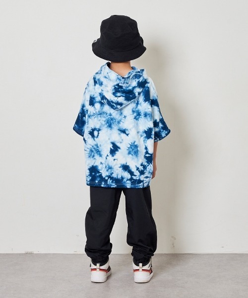 パーカー　子供服 devirock パーカー 防汚 ビッグシルエット ジップパーカー