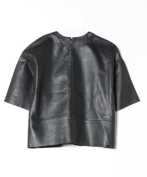 tシャツ RENAI SHORT SLEEVE LEATHER T-SHIRT | RENAI 半袖 レザー Tシャツ レディース ALLSAINTS tシャツ RENAI SHORT SLEEVE LEATHER T-SHIRT | 半袖