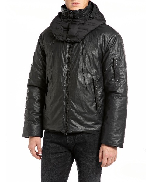 REPLAY（リプレイ） スタジャン コーティングコットンジャケット