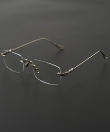 伊達メガネ メガネ 眼鏡 「GLARE」リムレス メガネ / Rimless glasses レディース メンズ｜ZOZOTOWN Yahoo!店