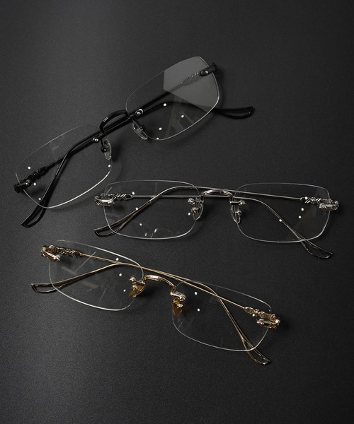 【Grunge Glasses リムレス 伊達メガネ】 未使用 楽天市場】FEISEDY リムレス メガネ 伊達メガネ ブルーライト