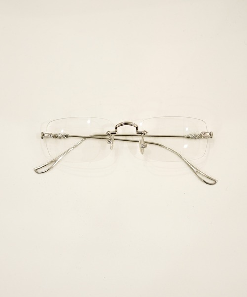 GLARE 伊達メガネ メガネ 眼鏡 「GLARE」リムレス / Rimless