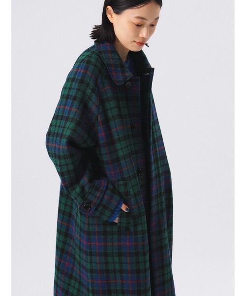 アウター 「NOGLE/ノグル」ウールモヘアシャギーミドルオーバーコート