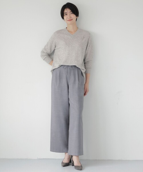 ニット セーター 「洗える」CASHMERE BLEND Vネック ニット レディース ニット セーター 「洗える」CASHMERE BLEND Vネック プル