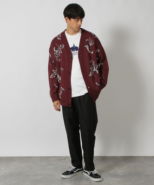 LAKOLE（ラコレ） トレーナー スウェット ベアロゴ刺繍プルオーバー