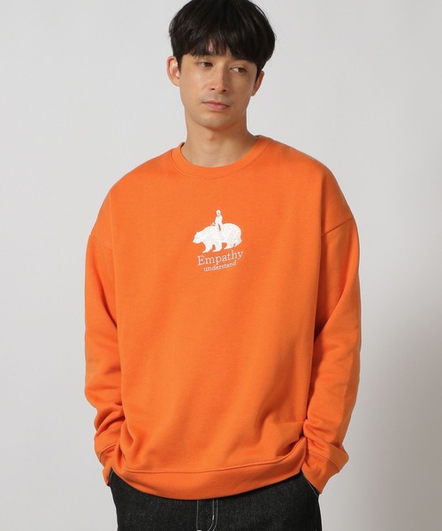 LAKOLE（ラコレ） トレーナー スウェット ベアロゴ刺繍プルオーバー