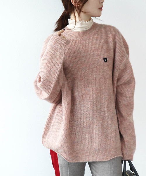 blanc basque（ブランバスク） ニット セーター モヘアシャギーニット 
