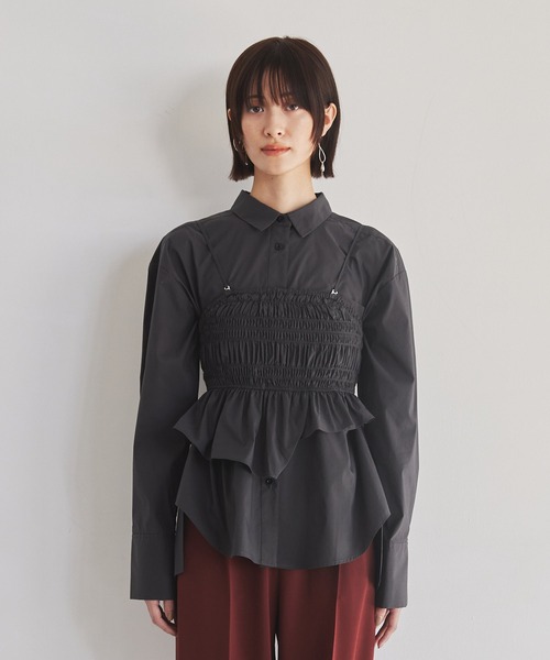 UNITED TOKYO フリルブラウス　ユナイテッドトウキョウ UNITED TOKYO（ユナイテッドトウキョウ） ブラウス シャツ 「残り