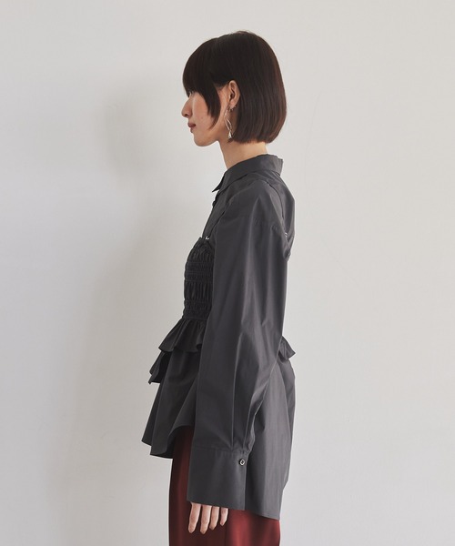 UNITED TOKYO ブラウス　新品 UNITED TOKYO（ユナイテッドトウキョウ） シャツ ブラウス タックタイ