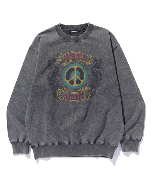【新品】★おまけ付き★XLARGE エクストララージ スウェット XLARGE（エクストラ ラージ） トレーナー スウェット OVERDYED CREST