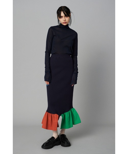 HeRIN.CYE スカート Frill hem skirt フリルヘムスカート : ZOZOTOWN