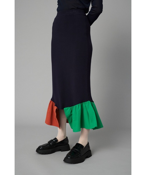 HeRIN.CYE スカート Frill hem skirt フリルヘムスカート : ZOZOTOWN