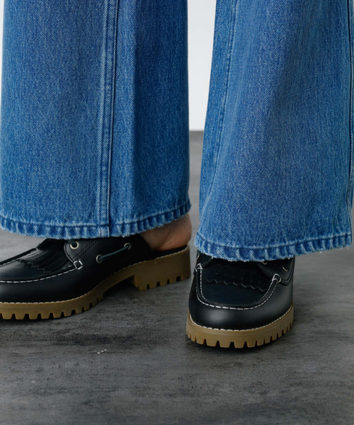 NEW【TIMBERLAND】レザー ブロックヒール スリッポン サンダル Timberland スリッポン 「Timberland/ティンバーランド