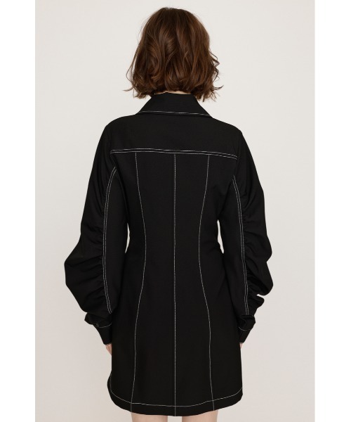 SLY ワンピース LACE UP GATHER S/OP レース アップ ギャザー