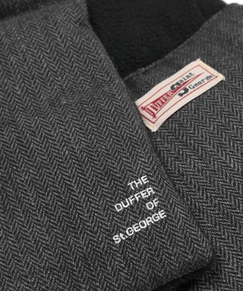 マフラー WOOL LIKE QUILTING MUFF：ウールライク 中綿マフラー メンズ 