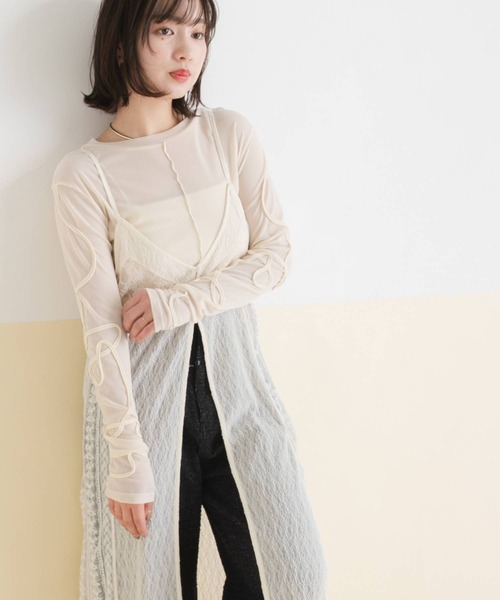 rectangle（レクタングル） tシャツ 卒園式 卒業式 コード刺繍リボン