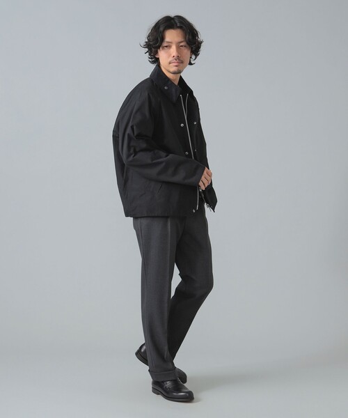 BEAMS F ブルゾン アウター 「別注」Barbour / TRANSPORT ピーチ