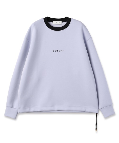 CULLNL クルニ　フロントロゴ刺繍　トップス　長袖カットソー　トレーナー CULLNI トレーナー スウェット for DAKS LONDON Logo L/S