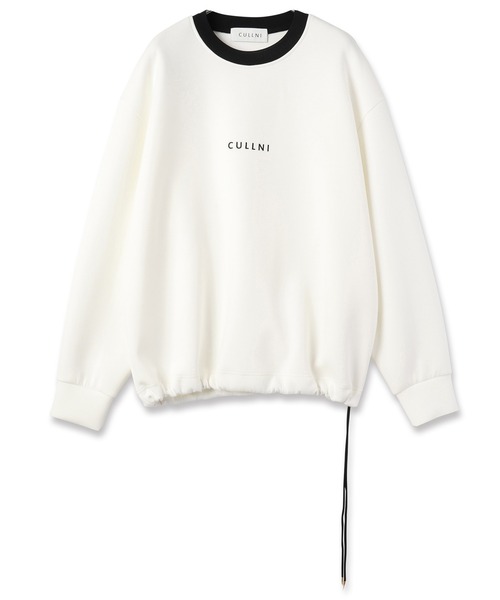 新品タグ付き クルニ スウェット サイズ2 CULLNI トレーナー スウェット for DAKS LONDON Logo L/S