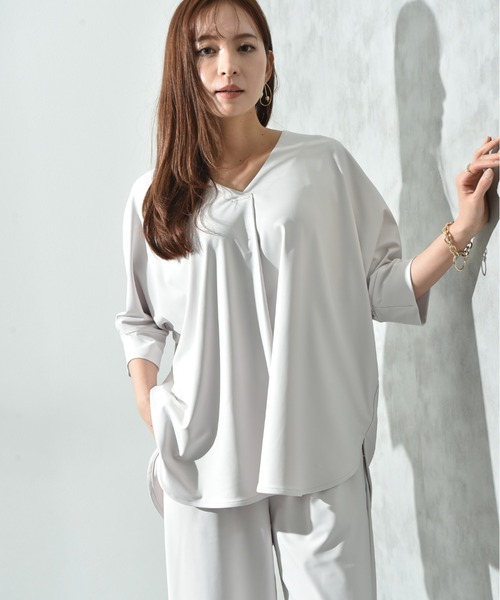 ARTS＆SCIENCE コットン　ドルマンチュニック　ヴィンテージホワイト ARTS＆SCIENCE コットン ドルマンチュニック ヴィンテージホワイト