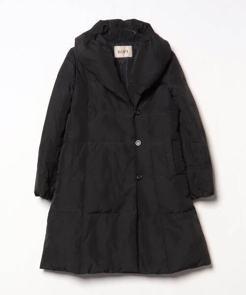 同梱割　ROPEロペ コート＆URBAN RESEARCHフードコート ROPE'（ロペ） コート 38 ブラック レディース : ZOZOTOWN Yahoo!店