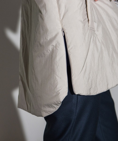 「la.f…」 ダウンジャケット 2S グレー レディース_画像3