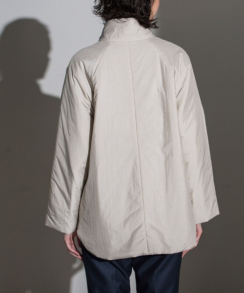 「la.f…」 ダウンジャケット 2S グレー レディース_画像4