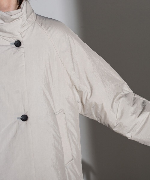 「la.f…」 ダウンジャケット 2S グレー レディース_画像5