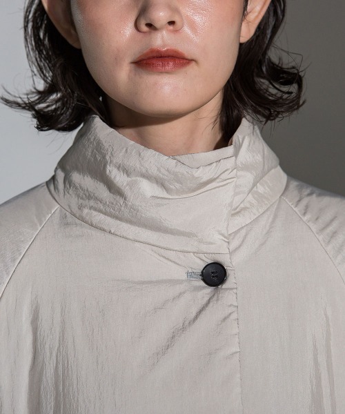 「la.f…」 ダウンジャケット 2S グレー レディース_画像8