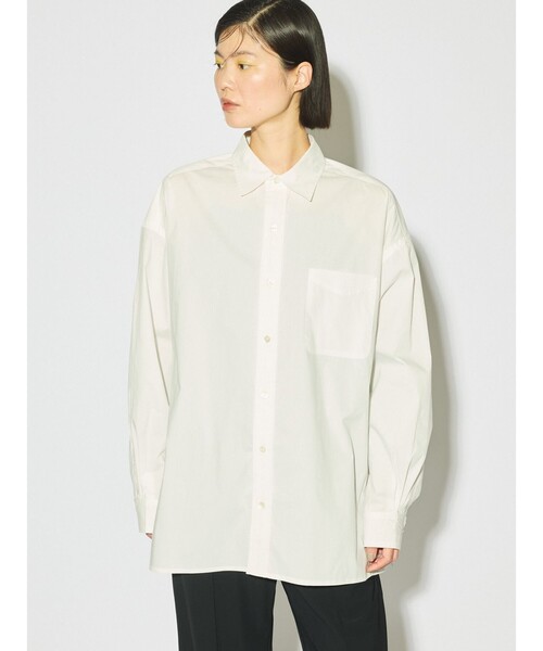 MIDIUMISOLID ブラウス シャツ for Ladies レギュラーカラー