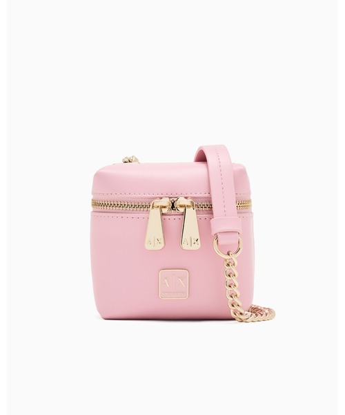 新品　アルマーニエクスチェンジ ロゴマーク　手袋　シャインピンク ギフト袋 ARMANI EXCHANGE（アルマーニエクスチェンジ）の「【A|X