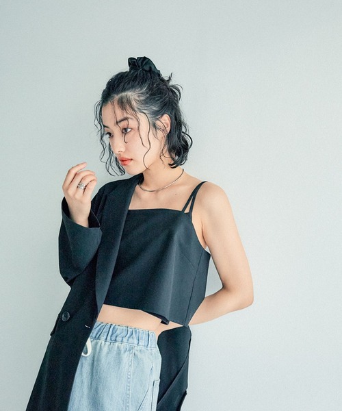 LEPSIM（レプシィム） キャミソール ショートキャミブラウス 242759